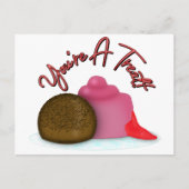 Je bent een Valentijnsdag met een Treat gevulde aa Briefkaart (Voorkant)