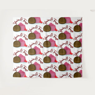 Je bent een Valentijnsdag met een Treat gevulde aa Wandkleed