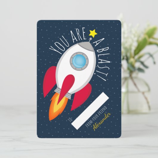 Je bent een Valentijnse klaslokaal met een last (Staand voorkant)