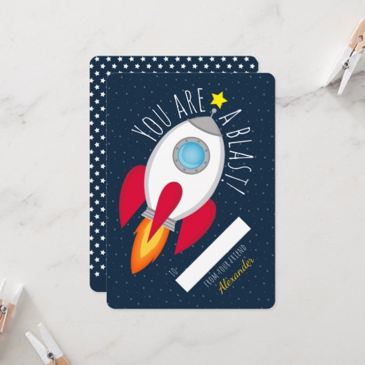 Je bent een Valentijnse klaslokaal met een last (Voorkant / Achterkant in situ)