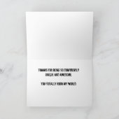 Je bent een van een soort - alledaagse kaart (Binnen)