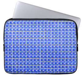 Je bent een van een soort blauwe Electronics Bag Laptop Sleeve