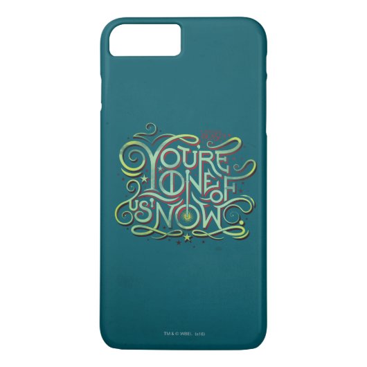 Je bent een van ons nu groene grafische Case-Mate iPhone case (Achterkant)