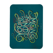 Je bent een van ons nu groene grafische magneet (Verticaal)