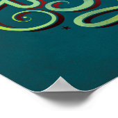 Je bent een van ons nu groene grafische poster (Hoek)