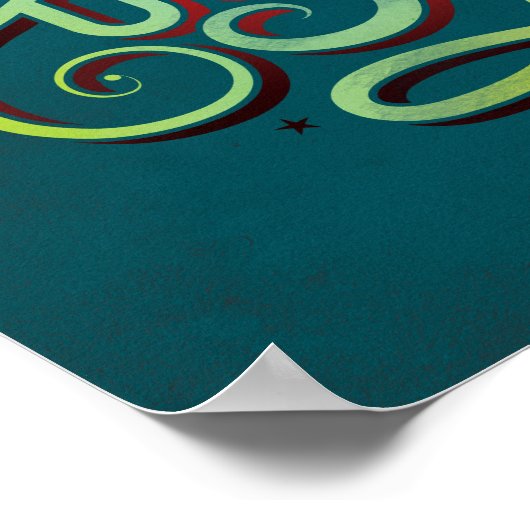 Je bent een van ons nu groene grafische poster (Hoek)