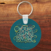 Je bent een van ons nu groene grafische sleutelhanger (Voorkant)