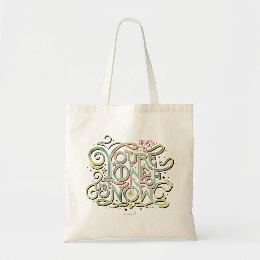Je bent een van ons nu groene grafische tote bag (Voorkant)