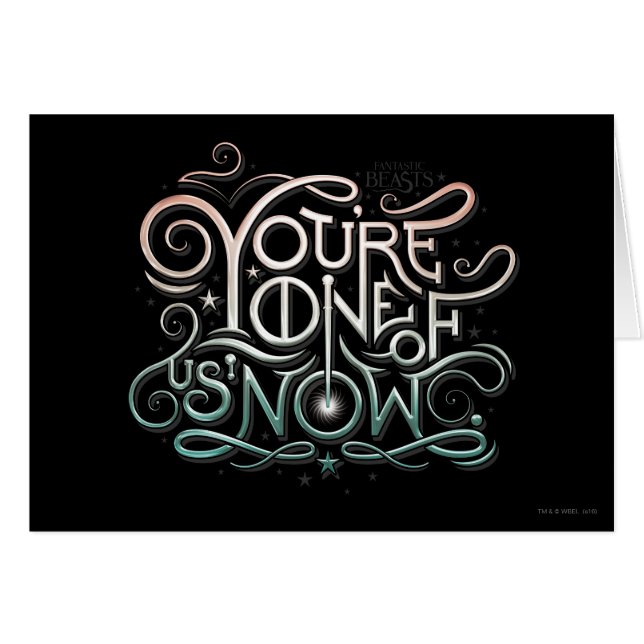 Je bent een van ons nu kleurrijk grafisch (Voorkant Horizontaal)