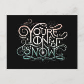 Je bent een van ons nu kleurrijk grafisch briefkaart (Voorkant)