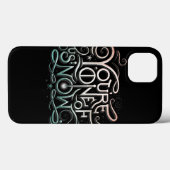 Je bent een van ons nu kleurrijk grafisch Case-Mate iPhone case (Achterkant (horizontaal))
