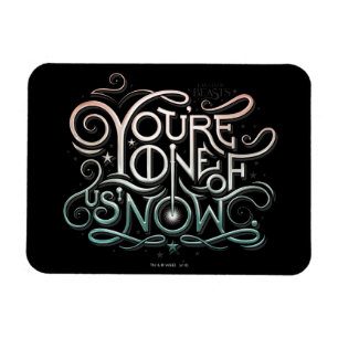 Je bent een van ons nu kleurrijk grafisch magneet