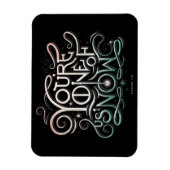 Je bent een van ons nu kleurrijk grafisch magneet (Verticaal)