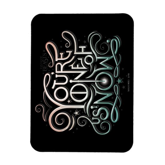 Je bent een van ons nu kleurrijk grafisch magneet (Verticaal)