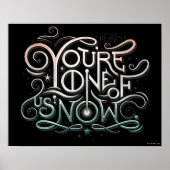 Je bent een van ons nu kleurrijk grafisch poster (Voorkant)