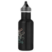 Je bent een van ons nu kleurrijk grafisch waterfles (Rechts)