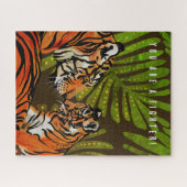 Je bent een vechter, tijgers legpuzzel (Horizontaal)