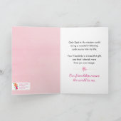 Je bent een verbazingwekkende zegen in mijn leven feestdagen kaart (Binnen)