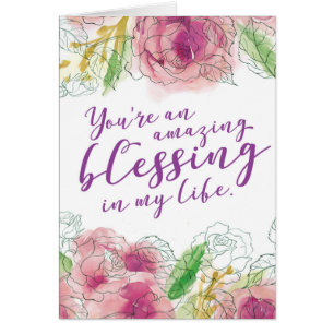 Je bent een verbazingwekkende zegening in mijn lev