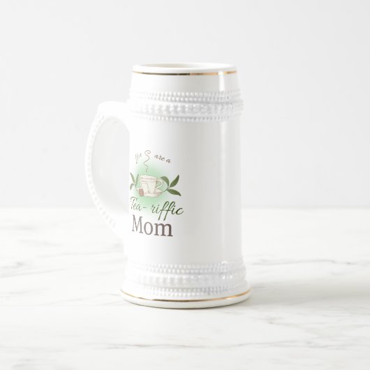 Je bent een verkeersmoeder bierpul (Voorkant links)