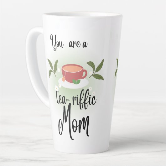 Je bent een verkeersmoeder latte mok (Linkerhoek)