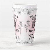 Je bent een verkeersmoeder latte mok (Voorkant)