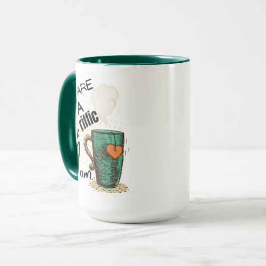 Je bent een verkeersmoeder mok (Voorkant links)