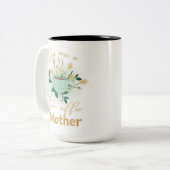 Je bent een verkeersmoeder tweekleurige koffiemok (Voorkant links)