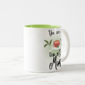 Je bent een verkeersmoeder tweekleurige koffiemok (Voorkant rechts)