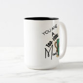 Je bent een verkeersmoeder tweekleurige koffiemok (Voorkant rechts)