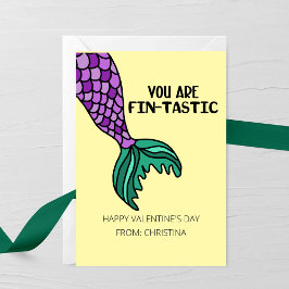 Je bent een vin-tastische Valentijnskaart Notitiekaartje