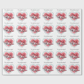 Je bent een vliegtuig Geweldige Kinder Valentijnsd Cadeaupapier (Vlak)