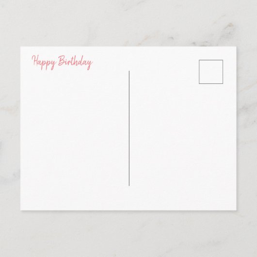 Je bent een voorliefde voor Mode Briefkaart (Achterkant)