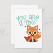 Je bent een vos kaart (Voorkant / Achterkant)