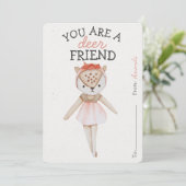 Je bent een vriendenmeisje Valentine Day Classroom (Staand voorkant)