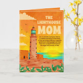 Je bent een vuurtorenmoeder Mother's Day Persoonli Kaart (Gele Bloem)