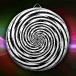 Je bent een waanzinnige hypnose spiraal dartbord<br><div class="desc">Wil je een echte uitdaging? Maak je klaar om je speelkamer op te fleuren met dit retro moderne zwart-witte spiraalvormige dartbord! Perfect voor fans van magie, hypnose en psychedelische optische illusies, dit dartbord voegt een vleugje plezier en flair toe aan je man grot en game-avonden. Het opvallende spiraalvormige ontwerp creëer...</div>