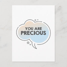 Je bent een waardevolle motivatie tekstbericht briefkaart