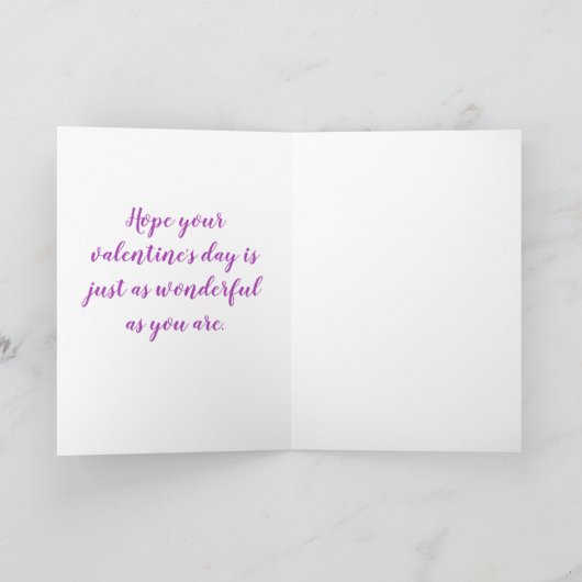 Je bent een Werk van Hart-valentijnskaart Kaart (Binnen)