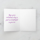 Je bent een Werk van het Hart-valentijnskaart Kaart (Binnen)