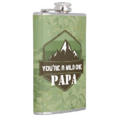 Je bent een Wild One gepersonaliseerd cadeau Heupfles (Rechts)