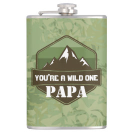 Je bent een Wild One gepersonaliseerd cadeau Heupfles