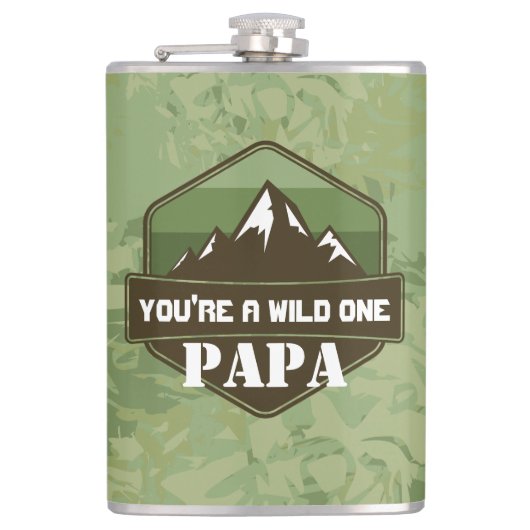 Je bent een Wild One gepersonaliseerd cadeau Heupfles (Voorkant)