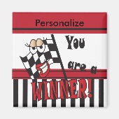 Je bent een winnaar | Docent Magneet (Voorkant)