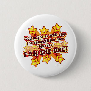 Je bent een winnaar! ronde button 5,7 cm