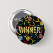 Je bent een Winnaar! Ronde Button 5,7 Cm (Voorkant /achterkant)