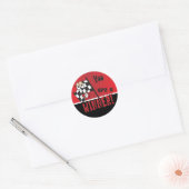 Je bent een winnaar ronde sticker (Envelop)