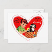 Je bent een Winner Valentijn Feestdagenkaart (Voorkant / Achterkant)