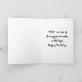 *** JE BENT EEN WONDER IN MIJN LEVEN *** VERJAARDA KAART (Binnen)