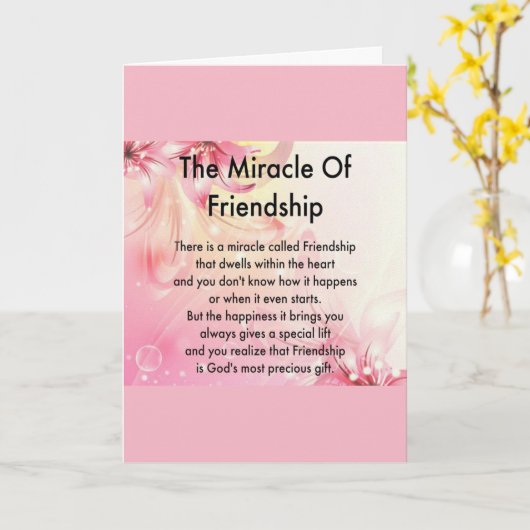 *** JE BENT EEN WONDER IN MIJN LEVEN *** VERJAARDA KAART (Gele Bloem)